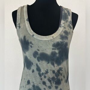 NWT | Elan brand | Blue Women’s Bleached Racerback Maxi Dress | Size Medium